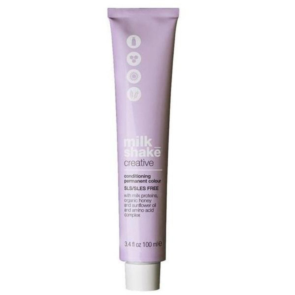 Milk Shake, Creative, Ohne SLS/SLES, Permanente Haarfarbe, 6.136AG Ash Gold Dark Blond, 100 ml