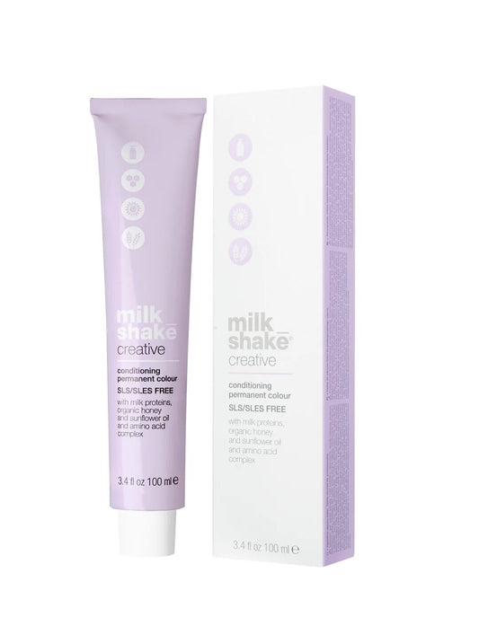 Milk Shake Milk Shake, Creative, Ohne SLS/SLES, Permanente Haarfarbe, 7.117AA Intense Ash Medium Blond, 100 ml Regular
