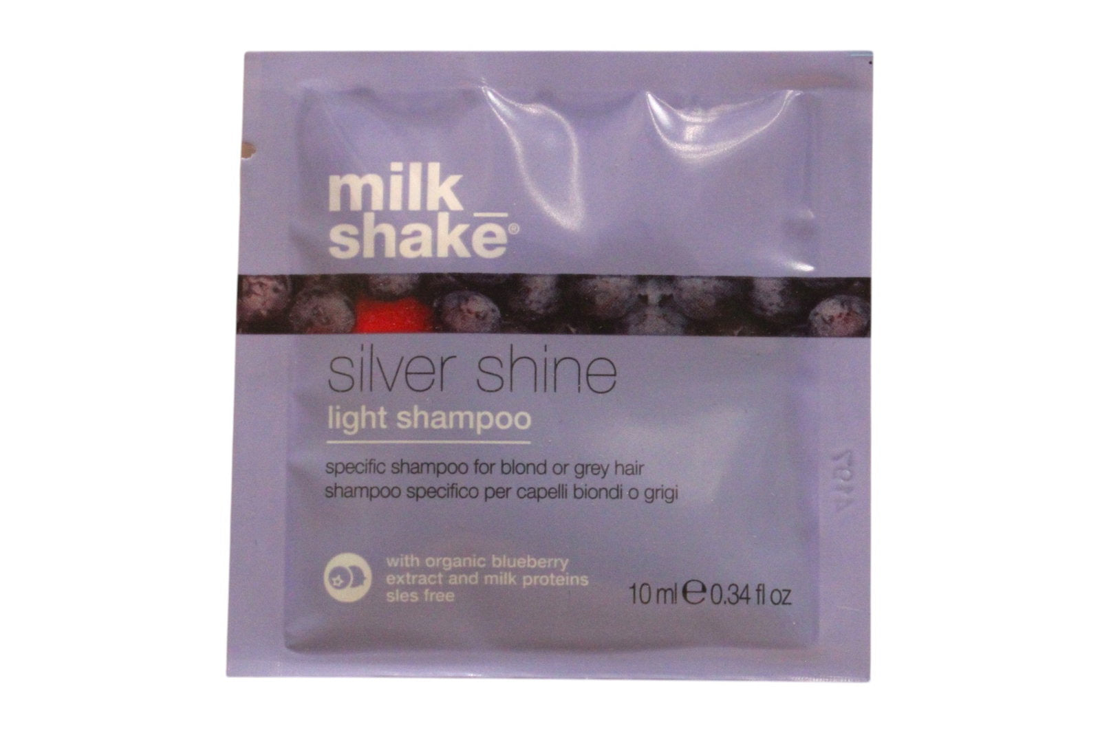 Milk Shake Milk Shake, Silver Shine Light, Sulfatfrei, Haarshampoo, Zur Neutralisierung von Gelbtönen, 10 ml Regular