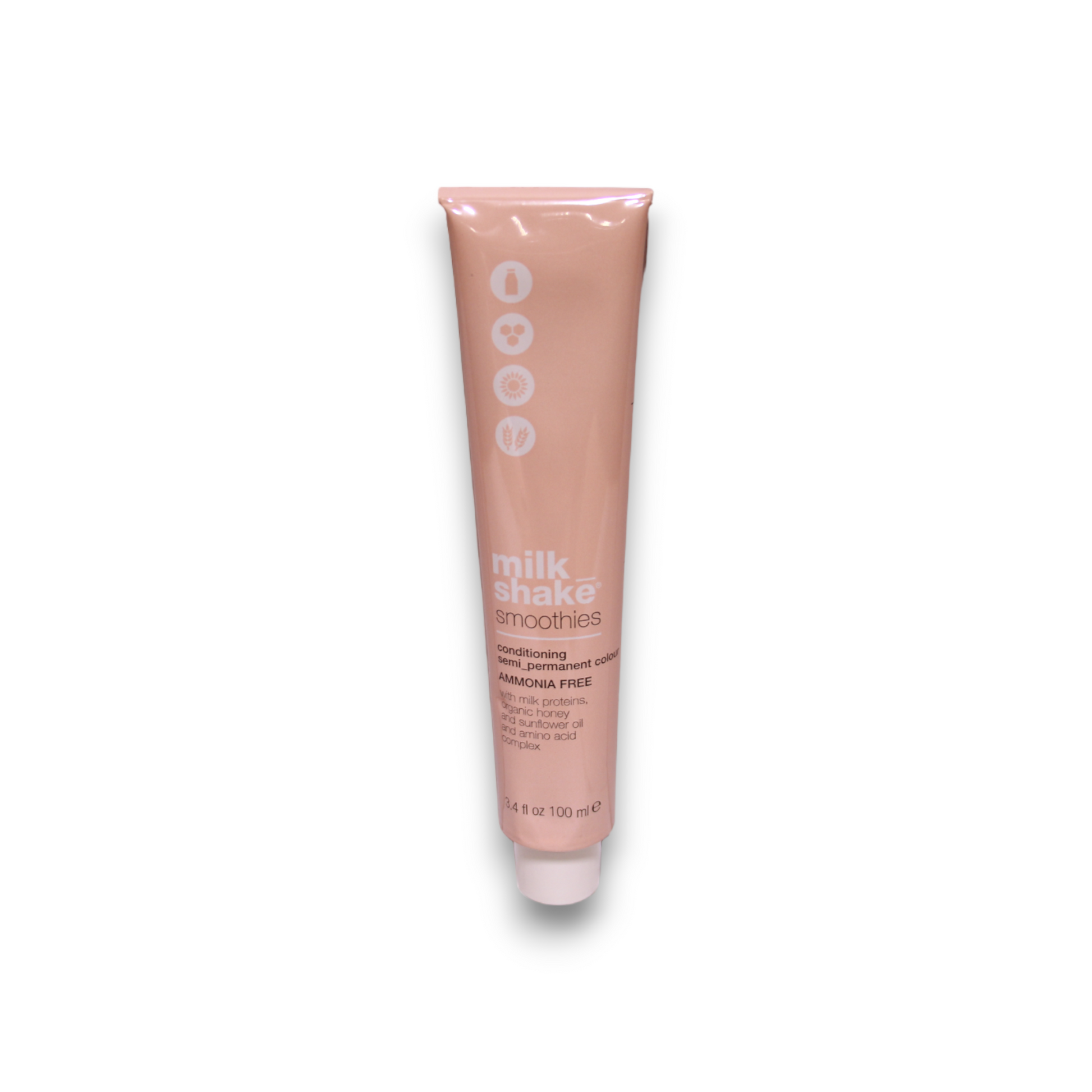 Milk Shake Milk Shake, Smoothies, Ammoniakfrei, Semi-permanente Haarfarbe, 6.136B Dark Beige Blond, 100 ml Regular