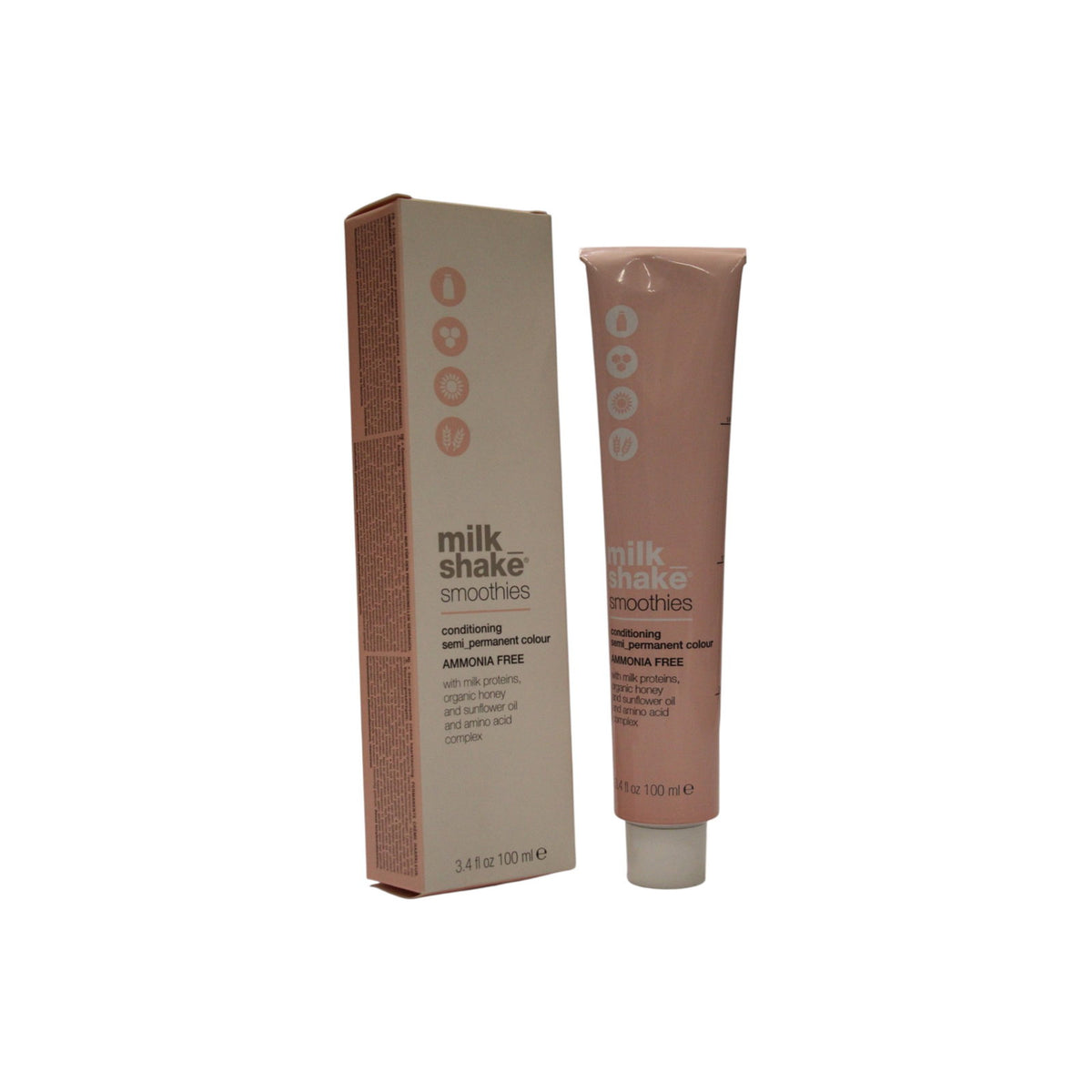 Milk Shake, Smoothies, Semi-permanente Haarfarbe, 5.8 Moka Light Brown, 100 ml