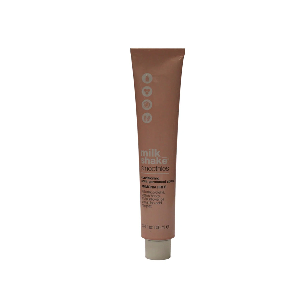 Milk Shake, Smoothies, Semi-permanente Haarfarbe, 7.08 Natural Moka Medium Blond, 100 ml