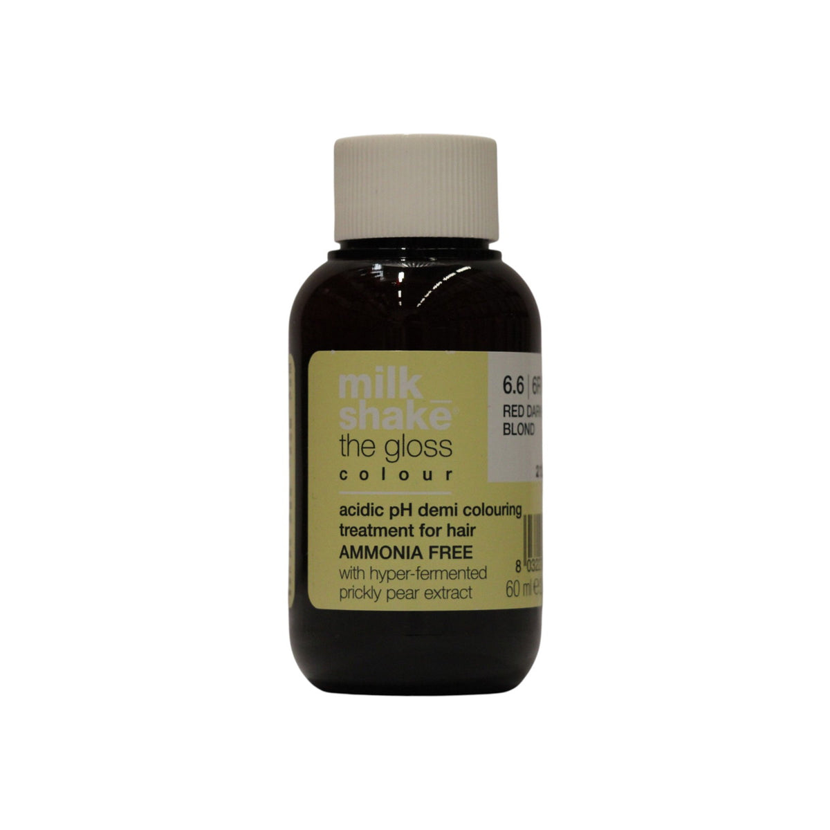 Milk Shake, The Gloss Acidic pH Demi-Permanent Colour, Demi-permanente Haarfarbe, 6.6 Red Dark Blonde, 60 ml