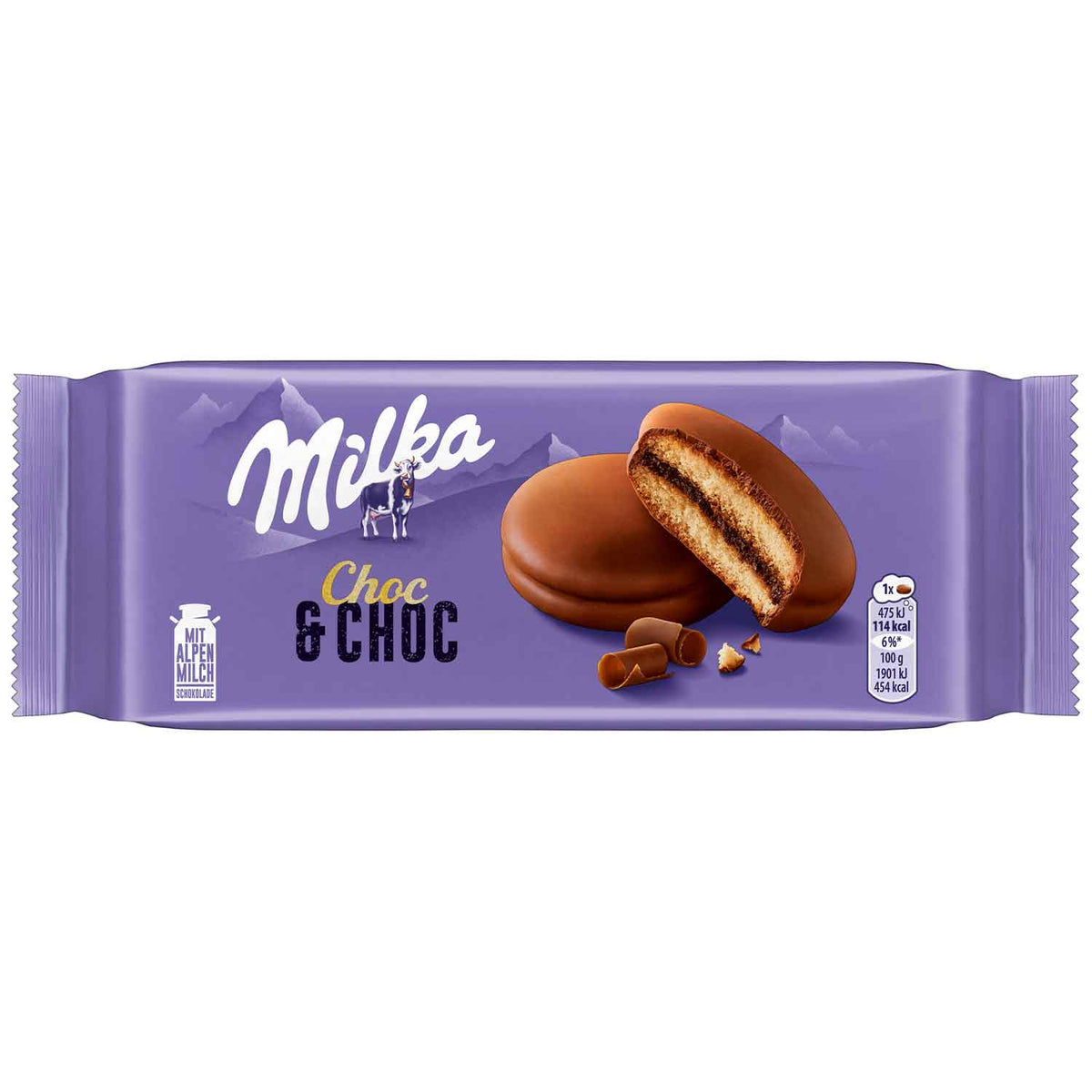 Milka Choc & Choc 175 g Kuchentaler mit Füllung MHD: 08/2026