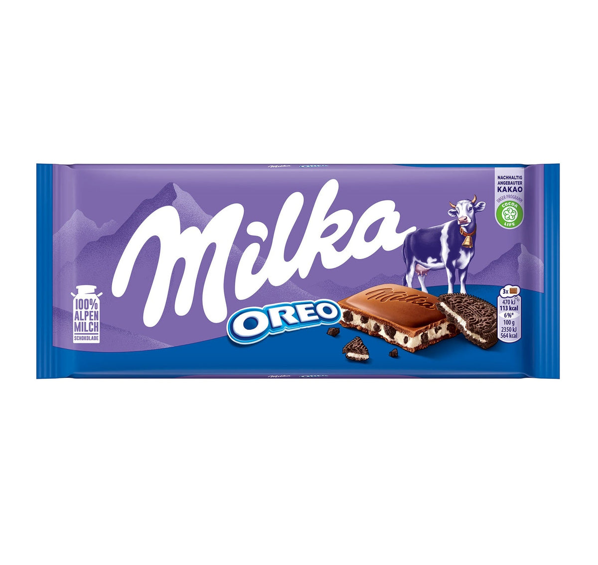 Milka Oreo Alpenmilch Schokolade 100 g