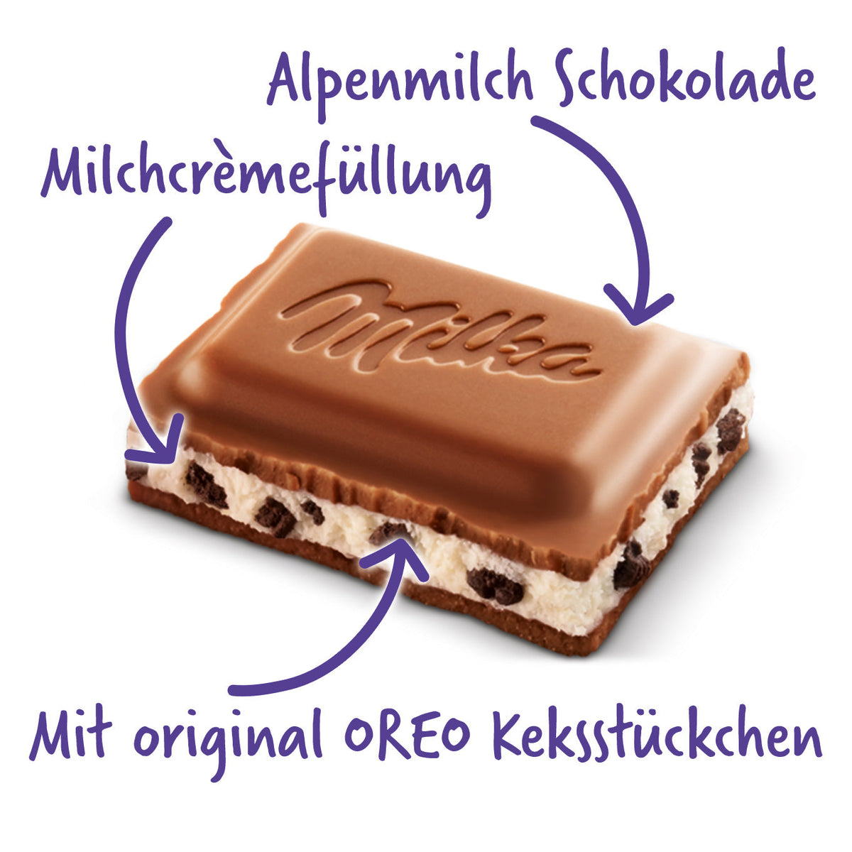 Milka Oreo Alpenmilch Schokolade 100 g