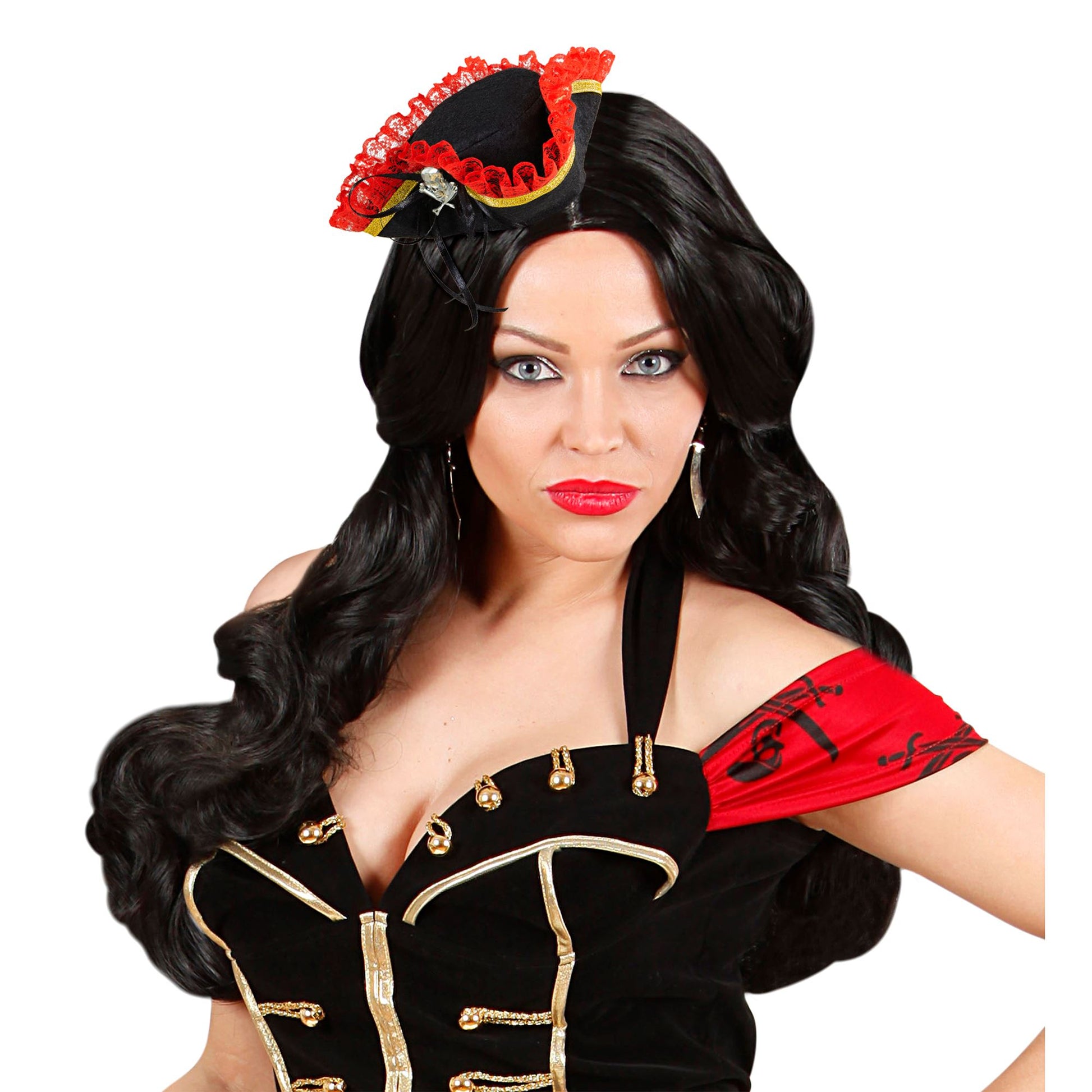 "MINI PIRATENDREISPITZ MIT STRASSSCHÄDEL" – Ansicht 3