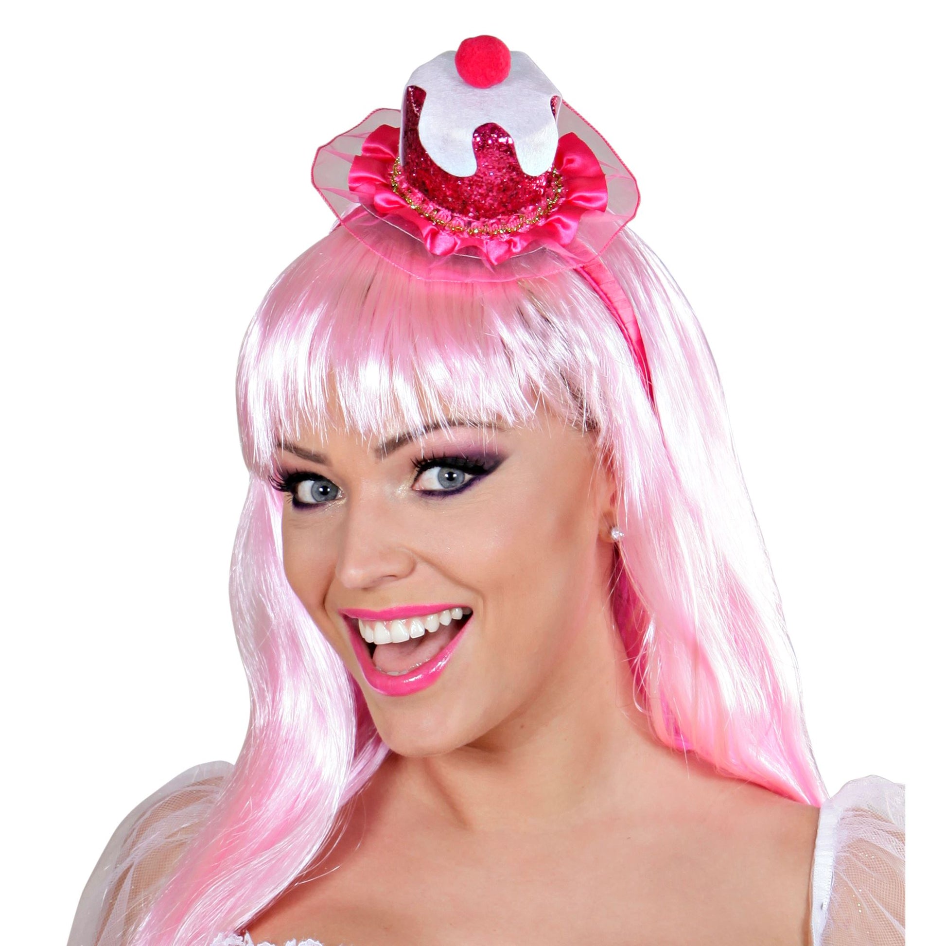 "MINIHUT CUPCAKE" in 4 Farben sortiert – Detailansicht