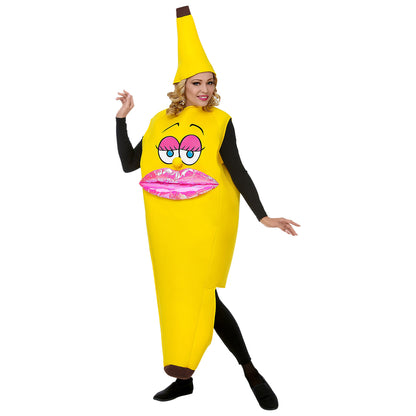 "MISS BANANA" (Kostüm, Hut) – Vorderansicht