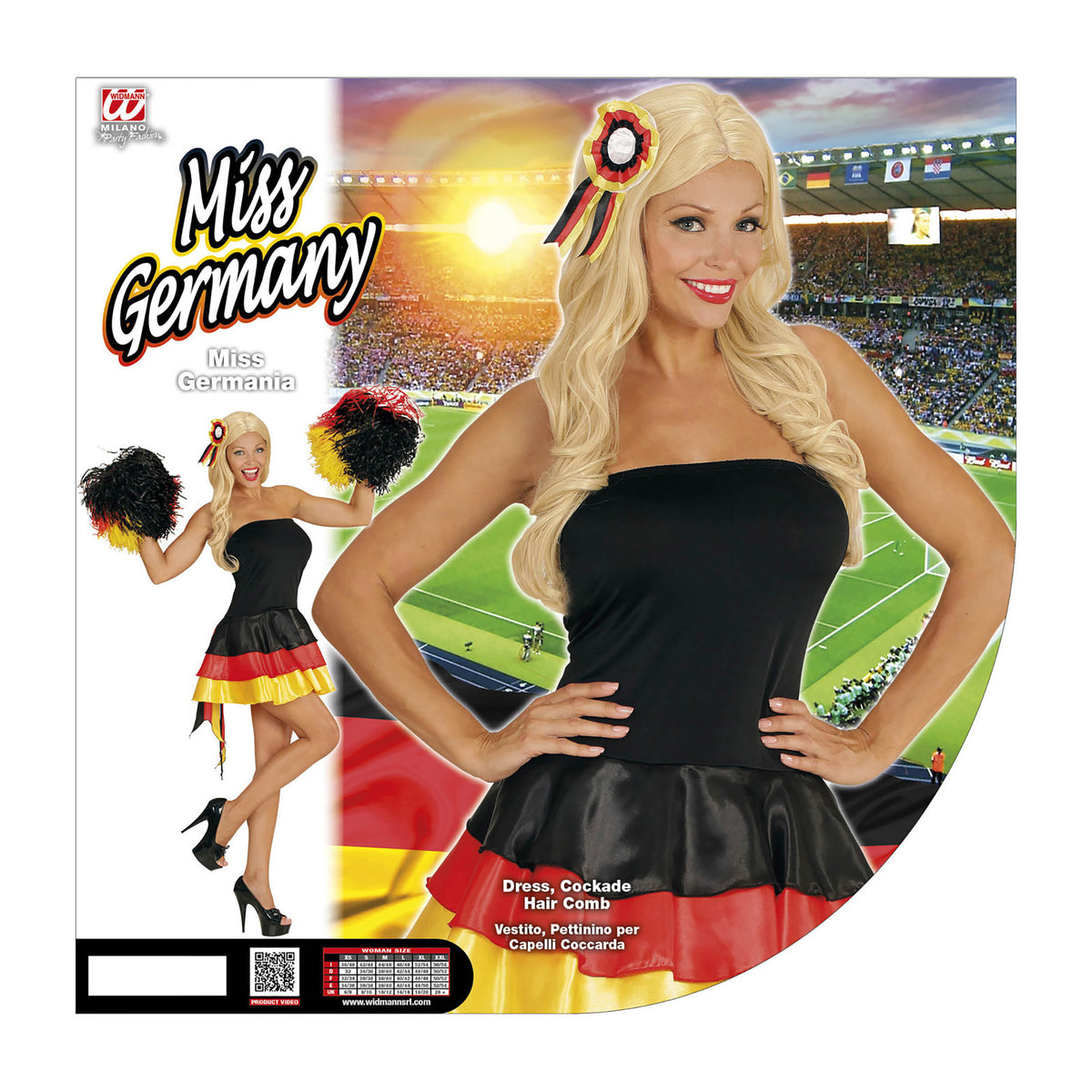 "MISS DEUTSCHLAND " (Kleid, Kokarde-Haarschmuck) – Ansicht 5