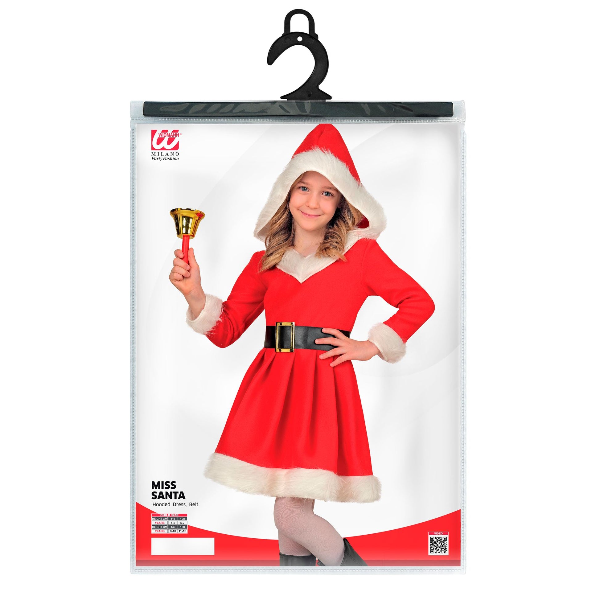 "MISS SANTA" (Kleid mit Kapuze, Gürtel) – Ansicht 5