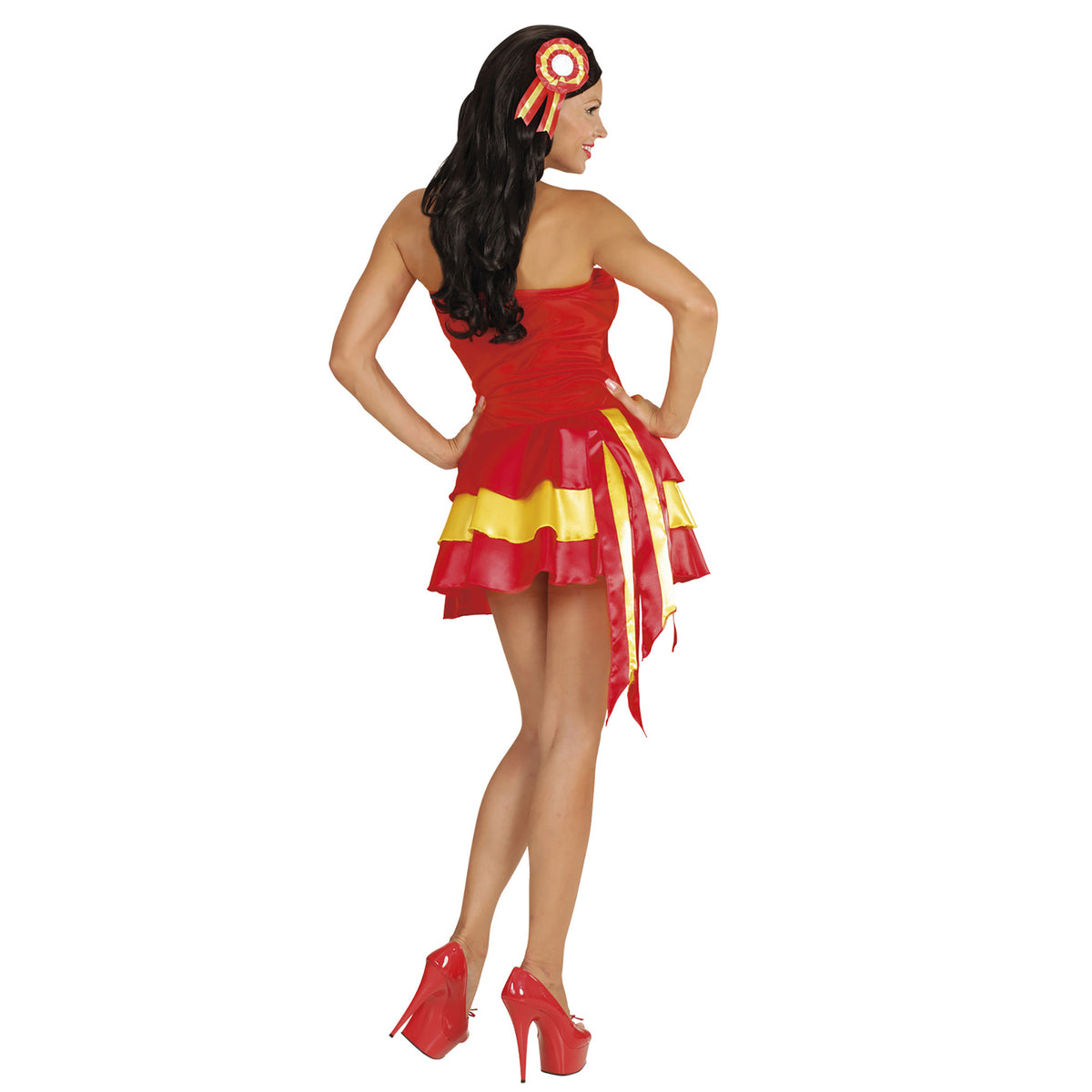 "MISS SPANIEN" (Kleid, Kokarde-Haarschmuck) – Ansicht 4