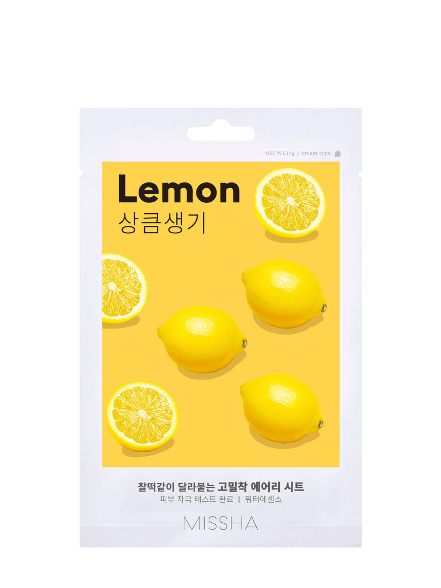 Missha Airy Fit Sheet Mask Lemon Tuchmaske 1 Stück
