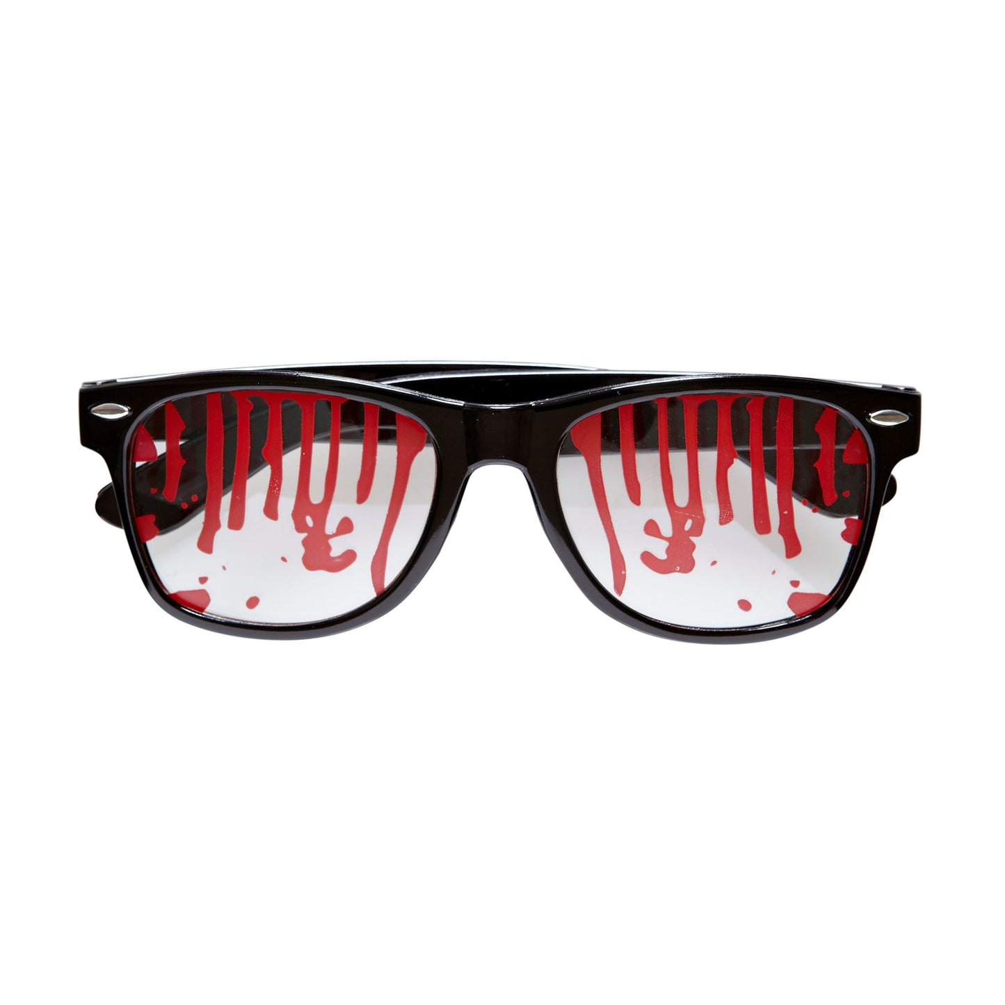 "MIT BLUT BEFLECKTE BRILLE" – Vorderansicht