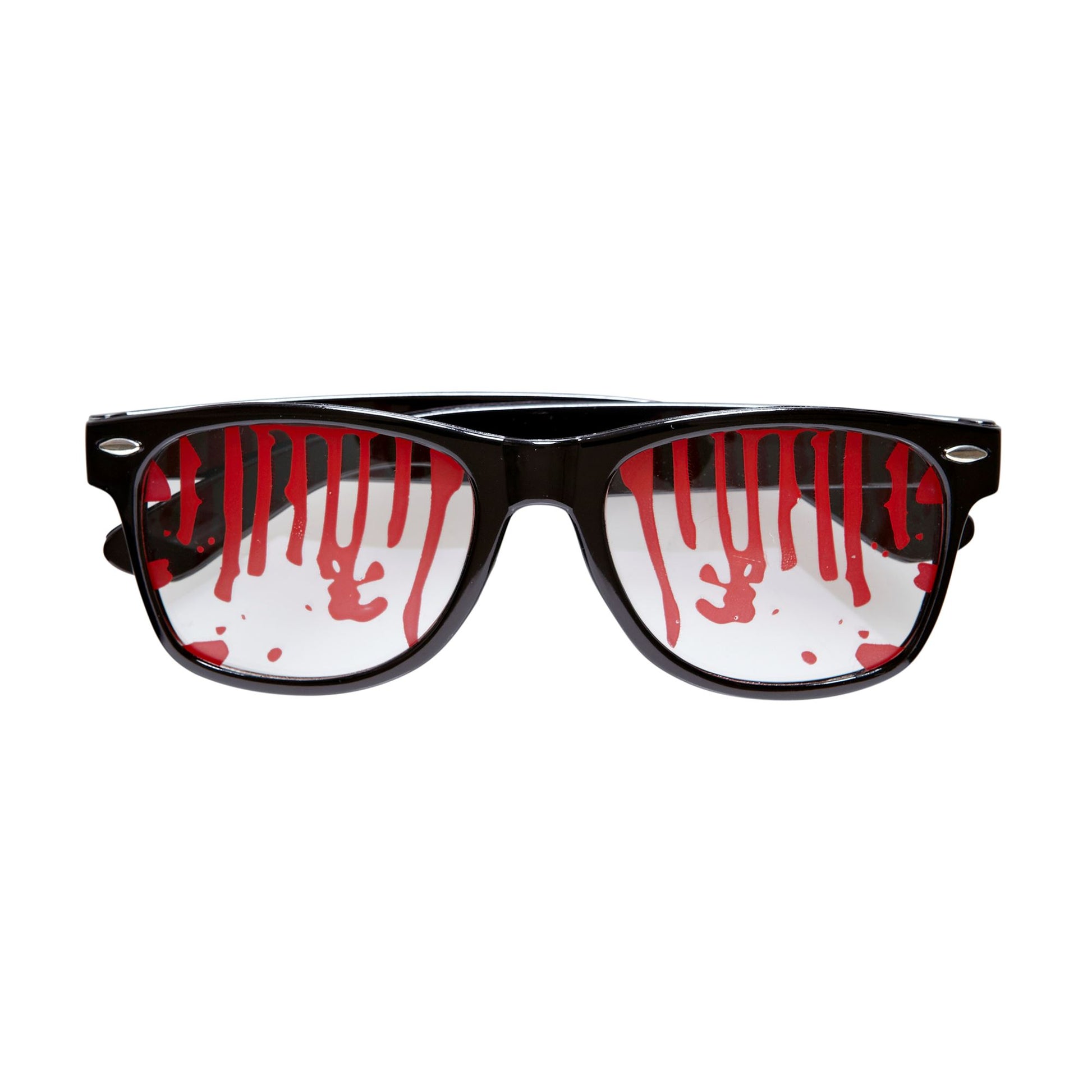 "MIT BLUT BEFLECKTE BRILLE" – Vorderansicht