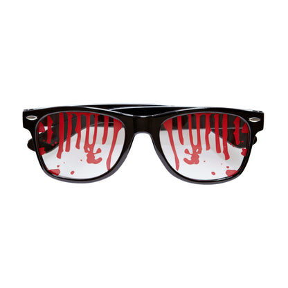 "MIT BLUT BEFLECKTE BRILLE" – Vorderansicht