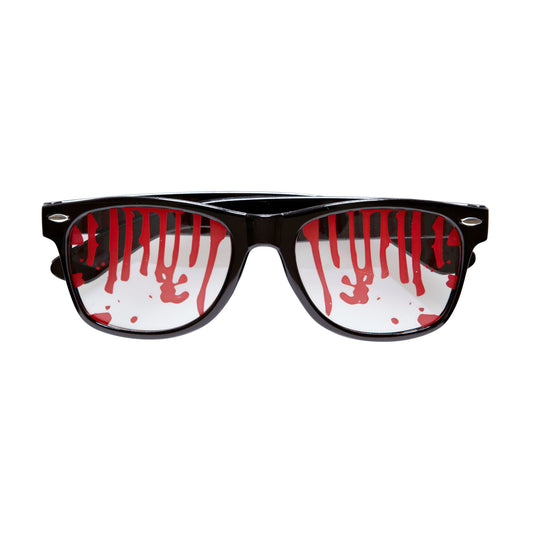 "MIT BLUT BEFLECKTE BRILLE" – Vorderansicht
