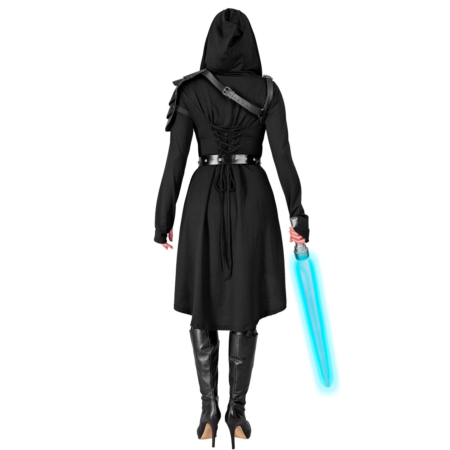 "MITTELALTER / GOTHIKKLEID ZUM SCHNÜREN" (Kleid mit Kapuze) – Ansicht 4
