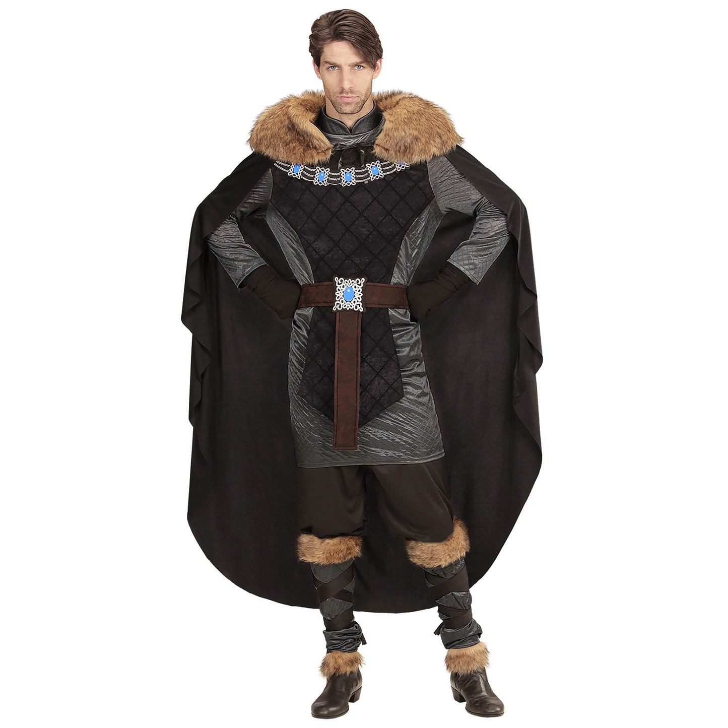 "MITTELALTER PRINZ" (Tunika, Gürtel, Umhang, Beinstulpen) – Ansicht 3