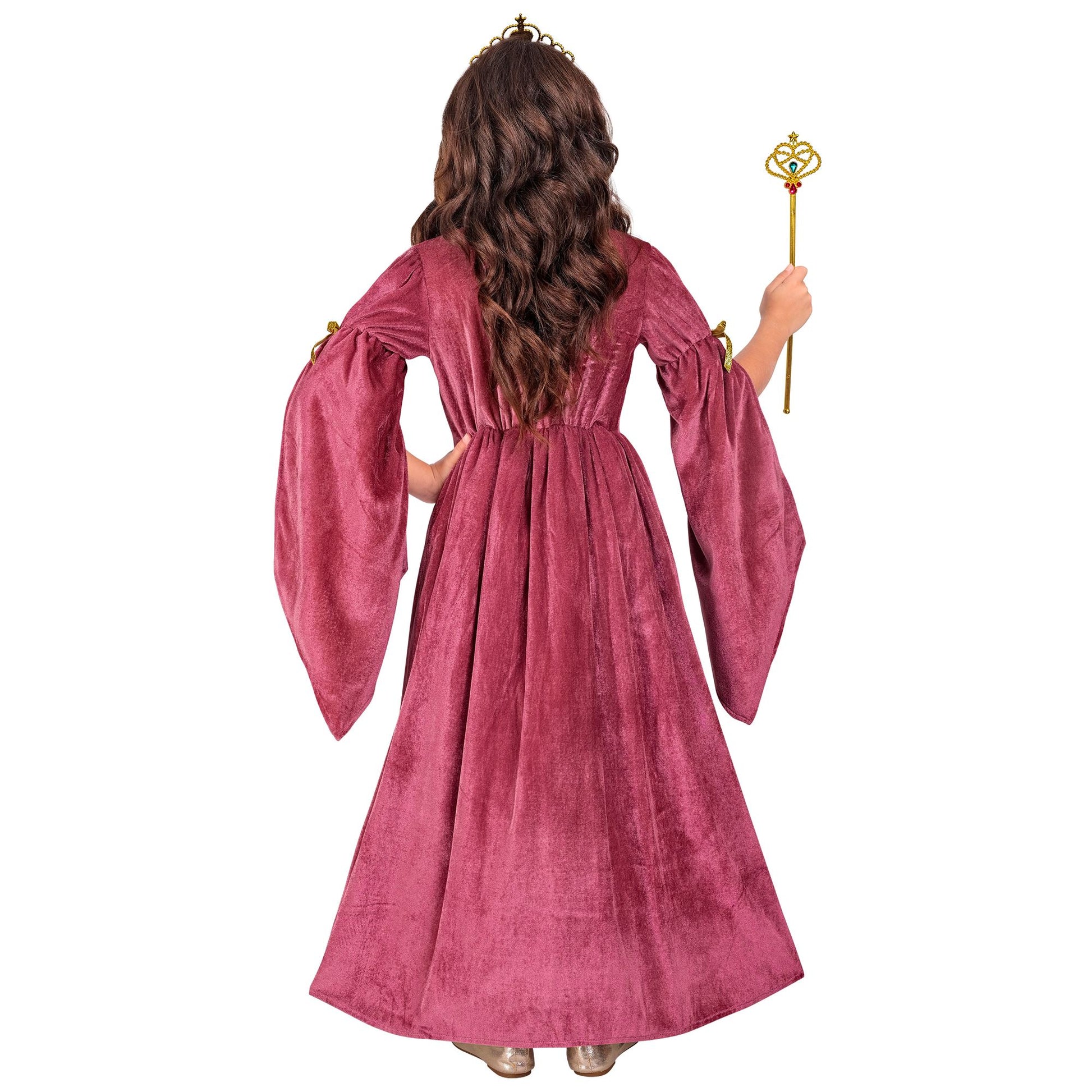 "MITTELALTER PRINZESSIN" (Kleid mit Unterrock, Krone) – Ansicht 4