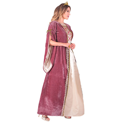 "MITTELALTER PRINZESSIN" (Kleid mit Unterrock, Krone) – Detailansicht