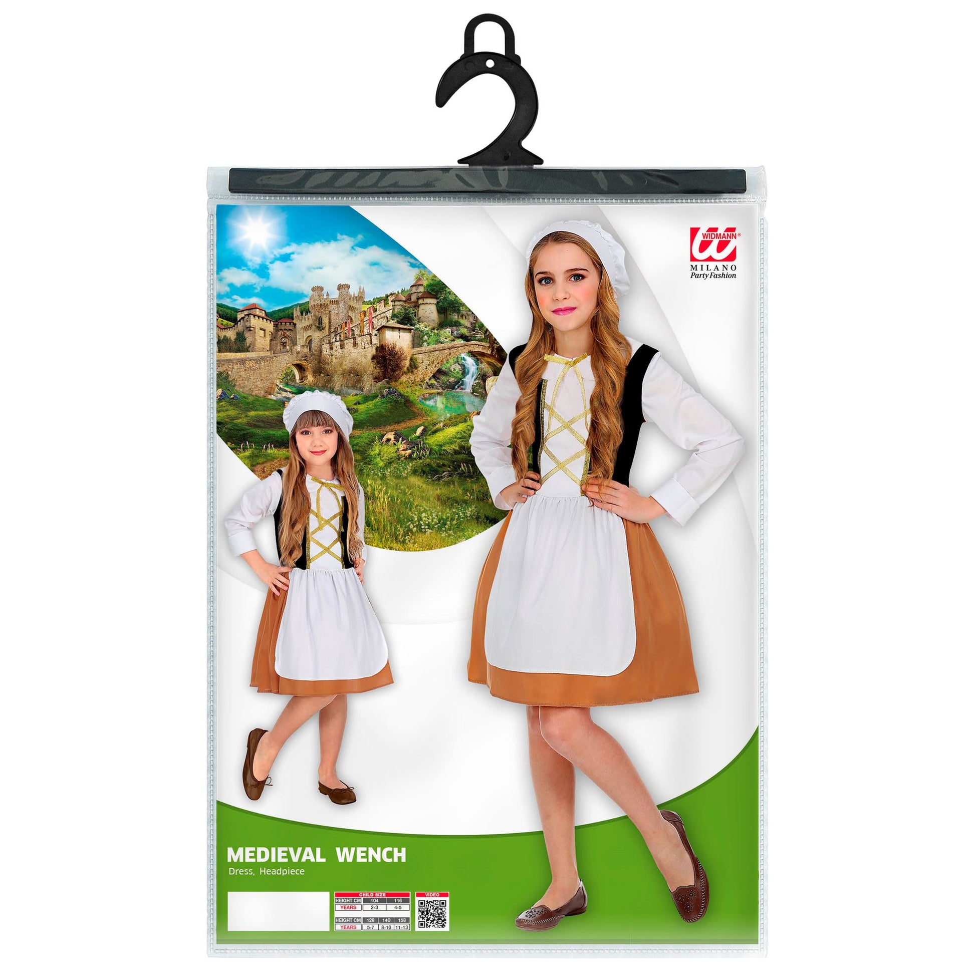 "MITTELALTERLICHE MAGD" (Kleid, Haube) – Ansicht 5