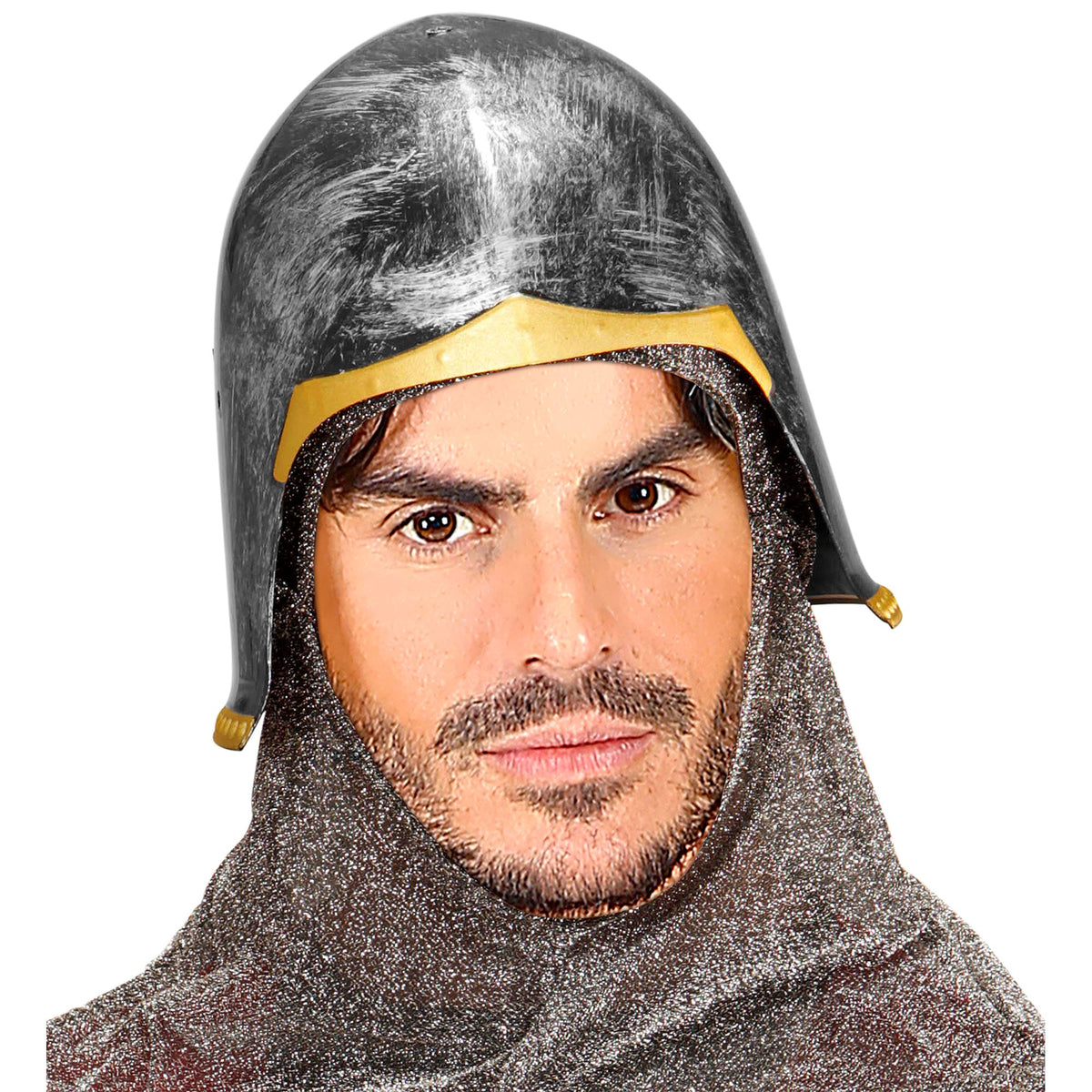 "MITTELALTERLICHER KRIEGERHELM" – Detailansicht