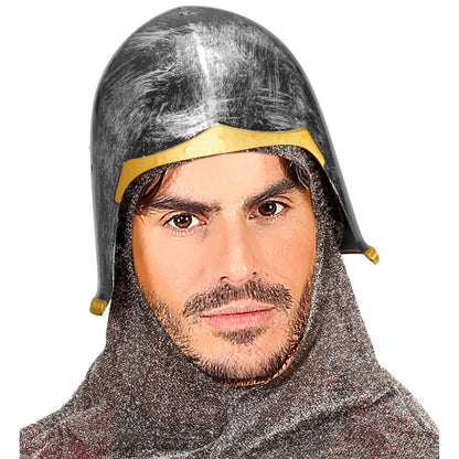 "MITTELALTERLICHER KRIEGERHELM" – Detailansicht