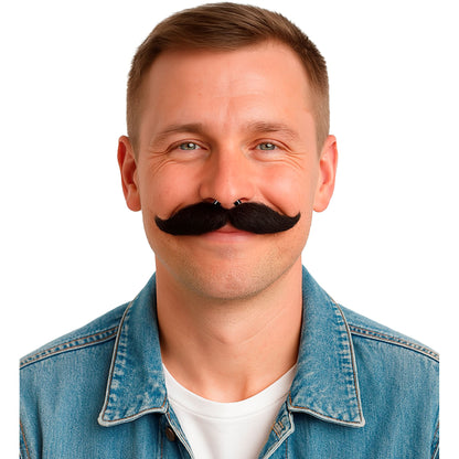 "MODELLIERBARER SCHNURRBART" – Ansicht 3