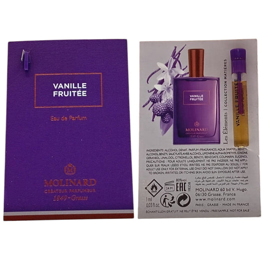 Molinard Molinard, Les Elements - Vanille Fruitee, Eau de Parfum, Unisex, 1 ml Fläschchen Vial