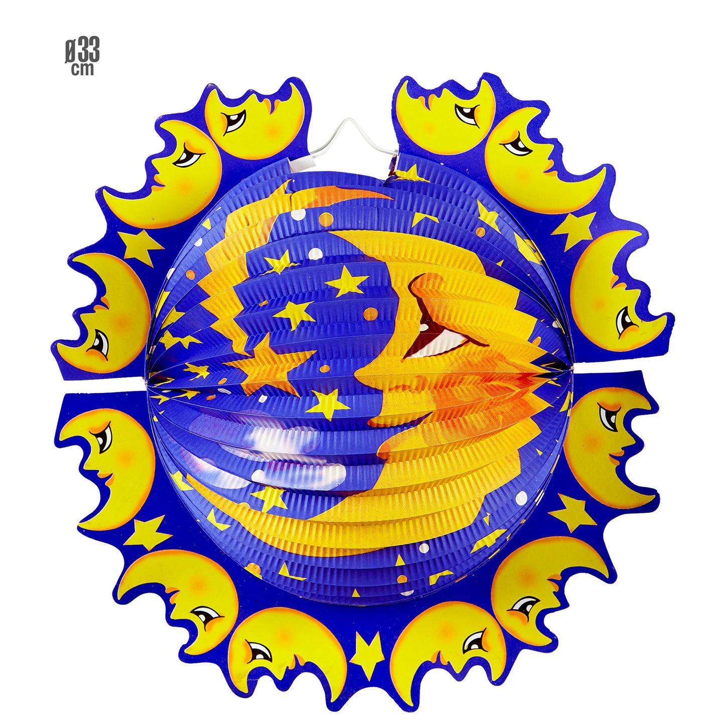 "MOND LAMPION" 33 cm – Vorderansicht