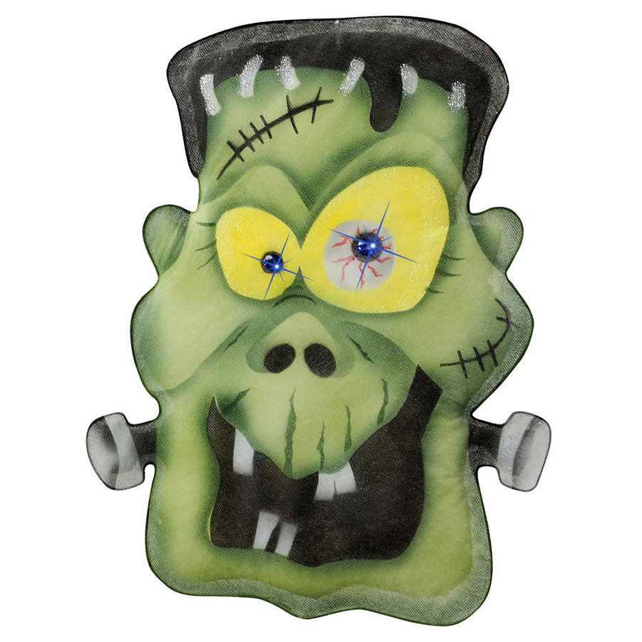 "MONSTER AUS CHIFFON MIT JUWEL - AUGEN" 40x52 cm – Vorderansicht