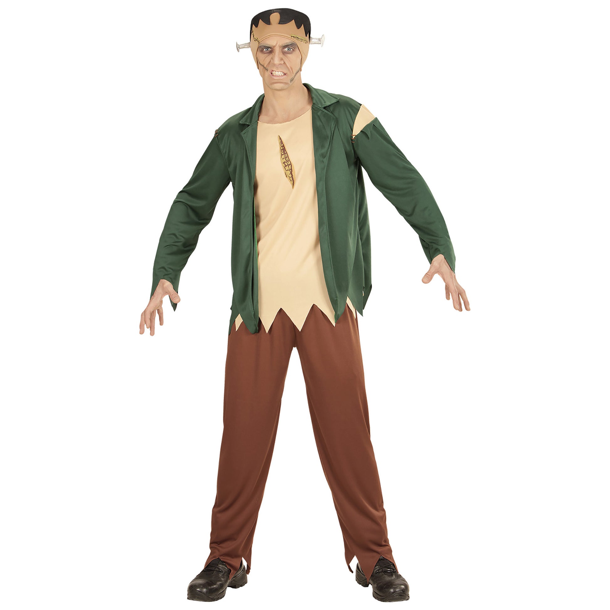 "MONSTER" (Oberteil mit Shirt, Hose, Kopfteil) – Detailansicht