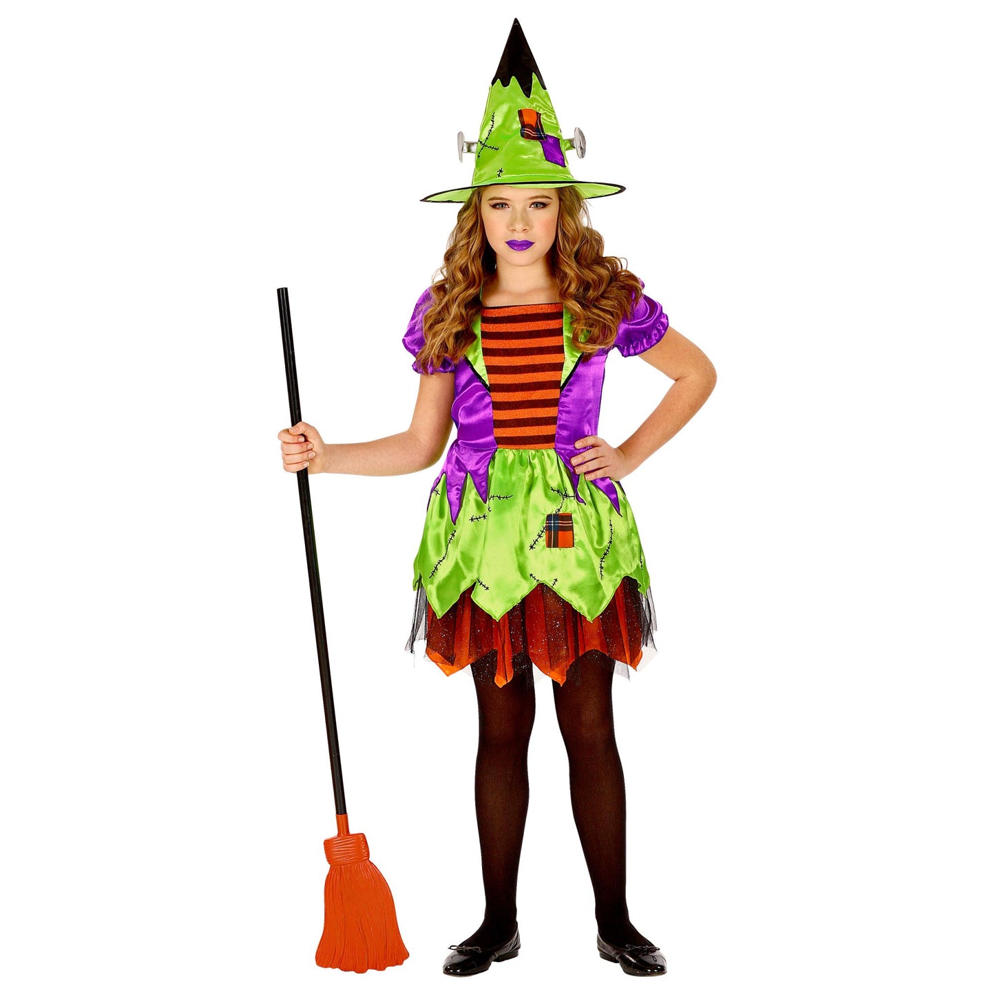 "MONSTERHEXE" (Kleid, Hut) – Detailansicht