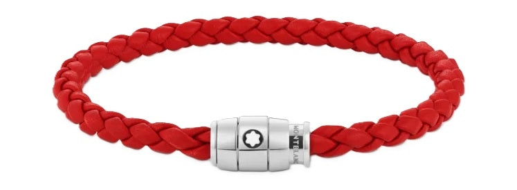 MONTBLANC LEATHER STEEL 3 RINGS 130903 Schmuck Leder
