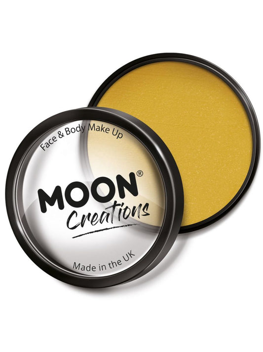 Moon Creations Vegan Gesichts- und Körperfarbe Aqua Senf 36g - Fasnacht24.ch