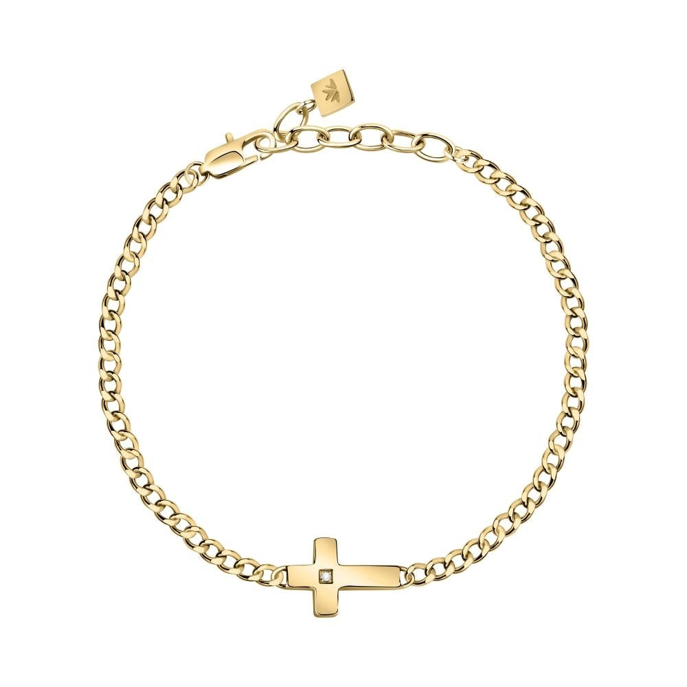 MORELLATO GIOIELLI CROSS SKR63 Schmuck Gold Edelstahl
