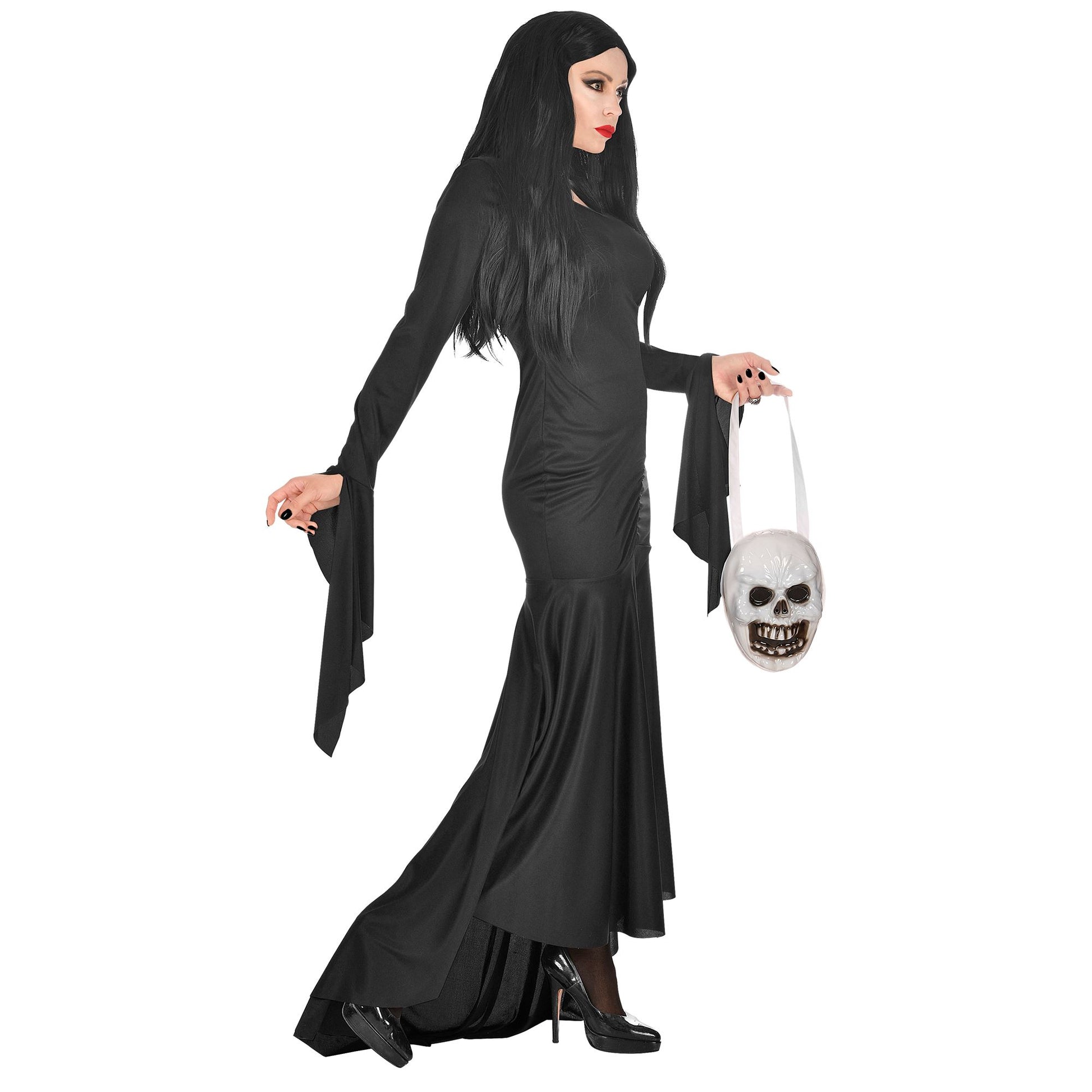 "MORTISIA" (Kleid, Totenkopftasche) – Ansicht 3
