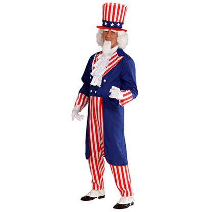 "MR. AMERICA" (Frack, Hemd mit Jabot,Hosen, Hut) – Detailansicht