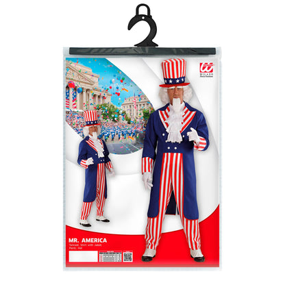 "MR. AMERICA" (Frack, Hemd mit Jabot,Hosen, Hut) – Ansicht 3