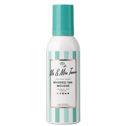 Mr & Mrs Tannie Mr & Mrs Tannie, Body Whipped Tan, Aloe Vera, Feuchtigkeitsspendend, Selbstbräunungsschaum, 200 ml Regular