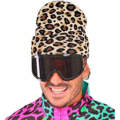 "MÜTZE BEANIE LEOPARDENMUSTER" Wolloptik – Ansicht 6