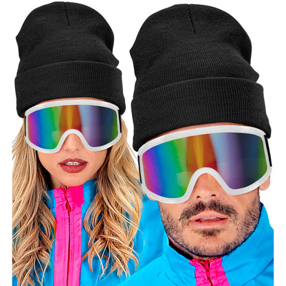 "MÜTZE BEANIE SCHWARZ" Wolloptik – Ansicht 3