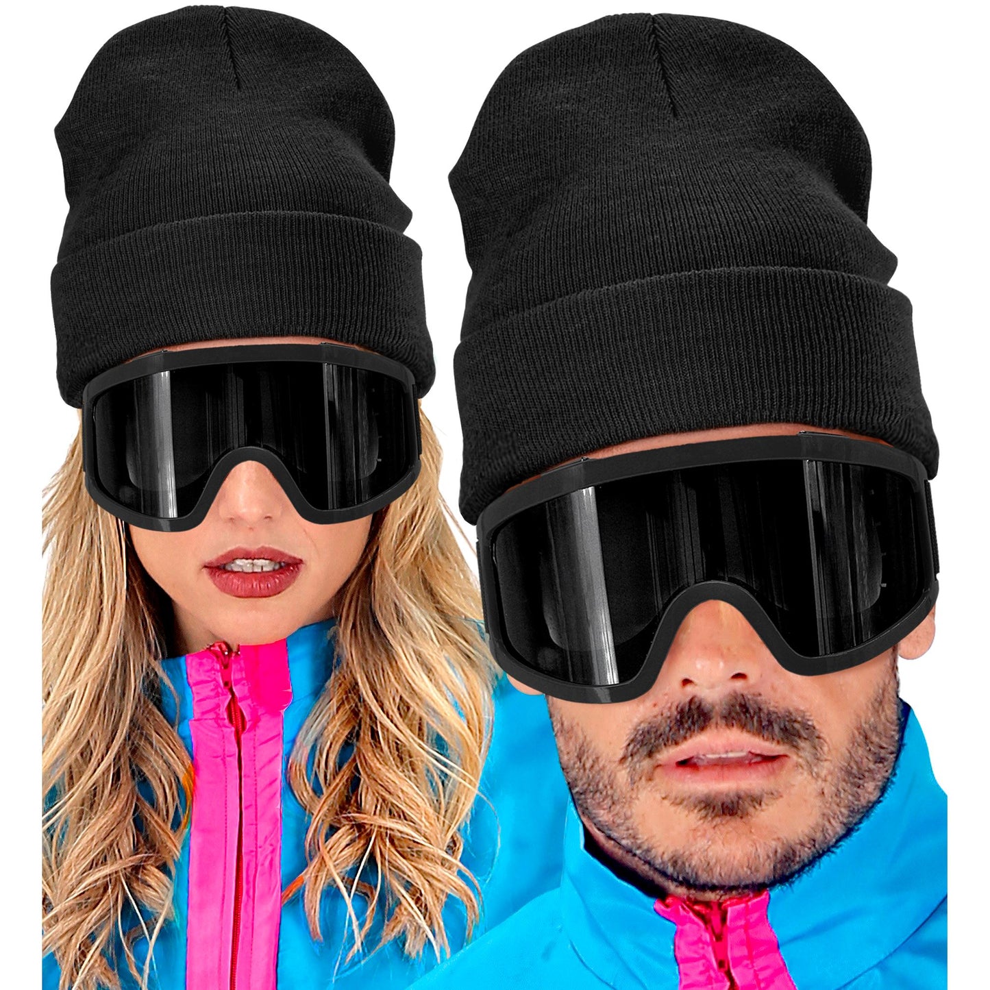 "MÜTZE BEANIE SCHWARZ" Wolloptik – Ansicht 4