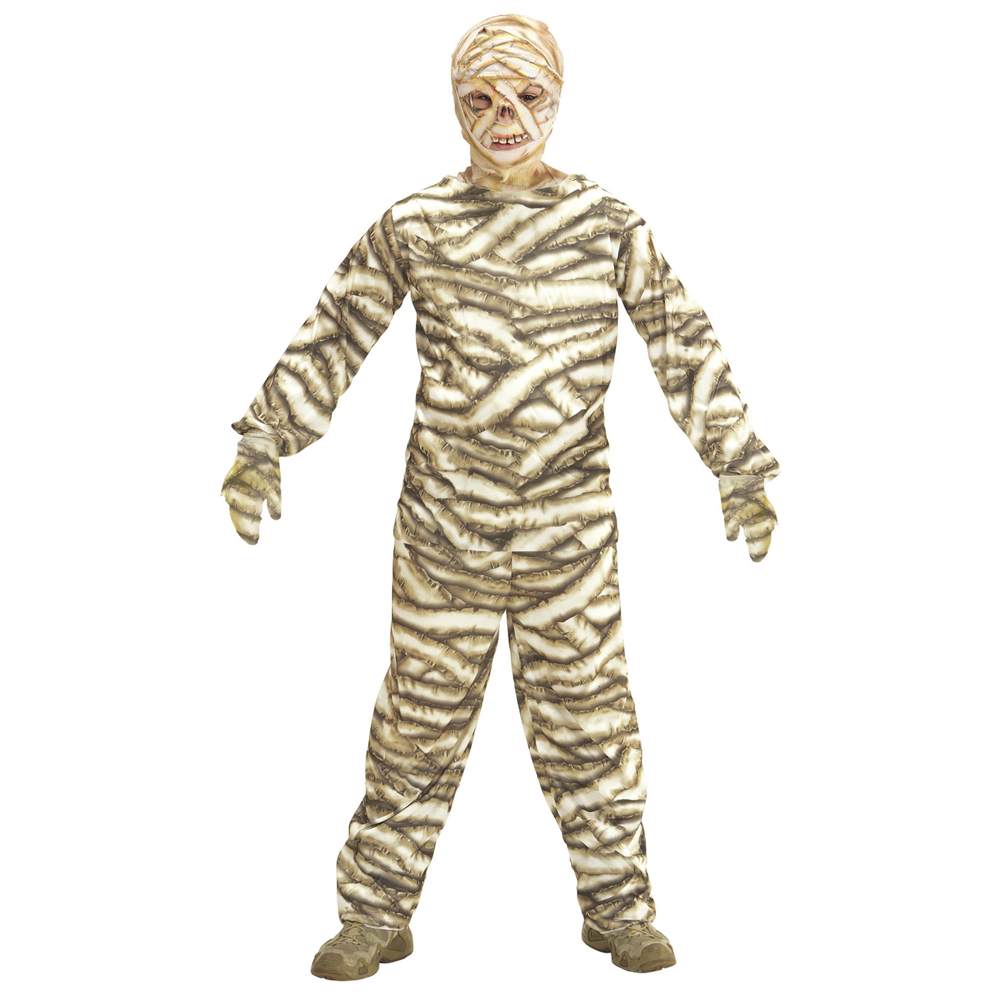 "MUMIE" (Oberteil, Hose, Maske) – Vorderansicht