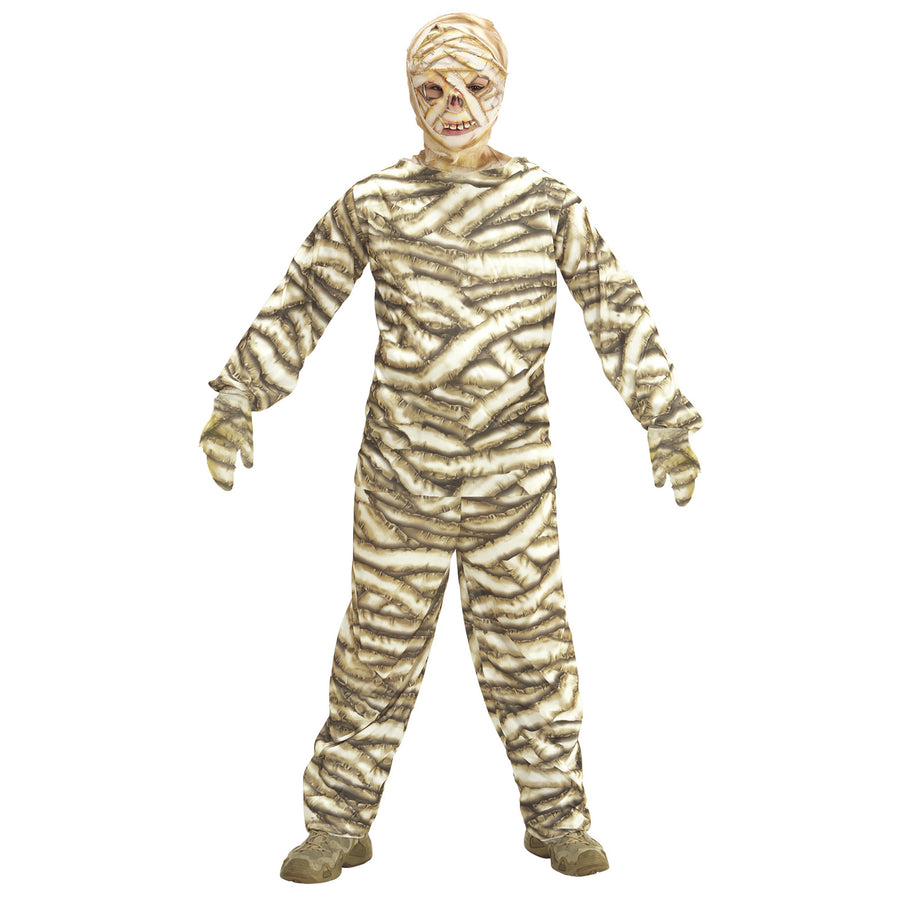 "MUMIE" (Oberteil, Hose, Maske) – Vorderansicht