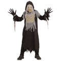 "MUMIE" (Robe mit Kapuze, Handschuhe, Maske) – Vorderansicht