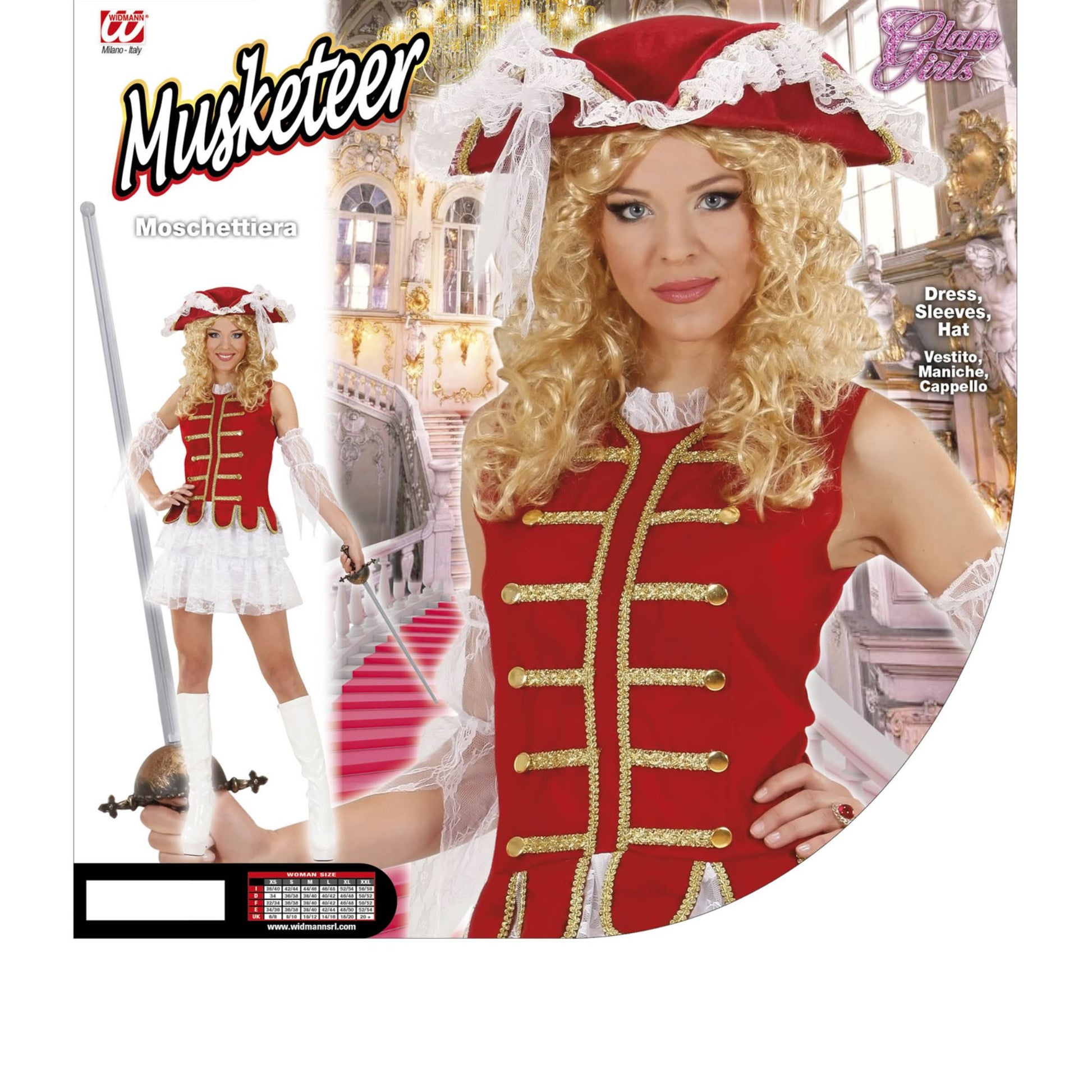 "MUSKETEER GIRL" (Kleid, Ärmel, Hut) – Ansicht 3