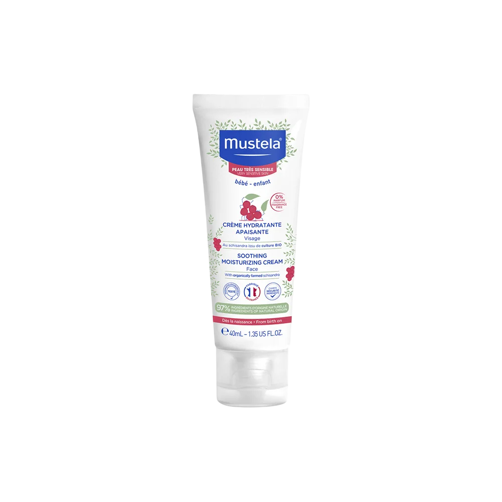 Mustela Mustela, Baby, Schisandra, Beruhigend, Sahne, Für das Gesicht, 40 ml Regular