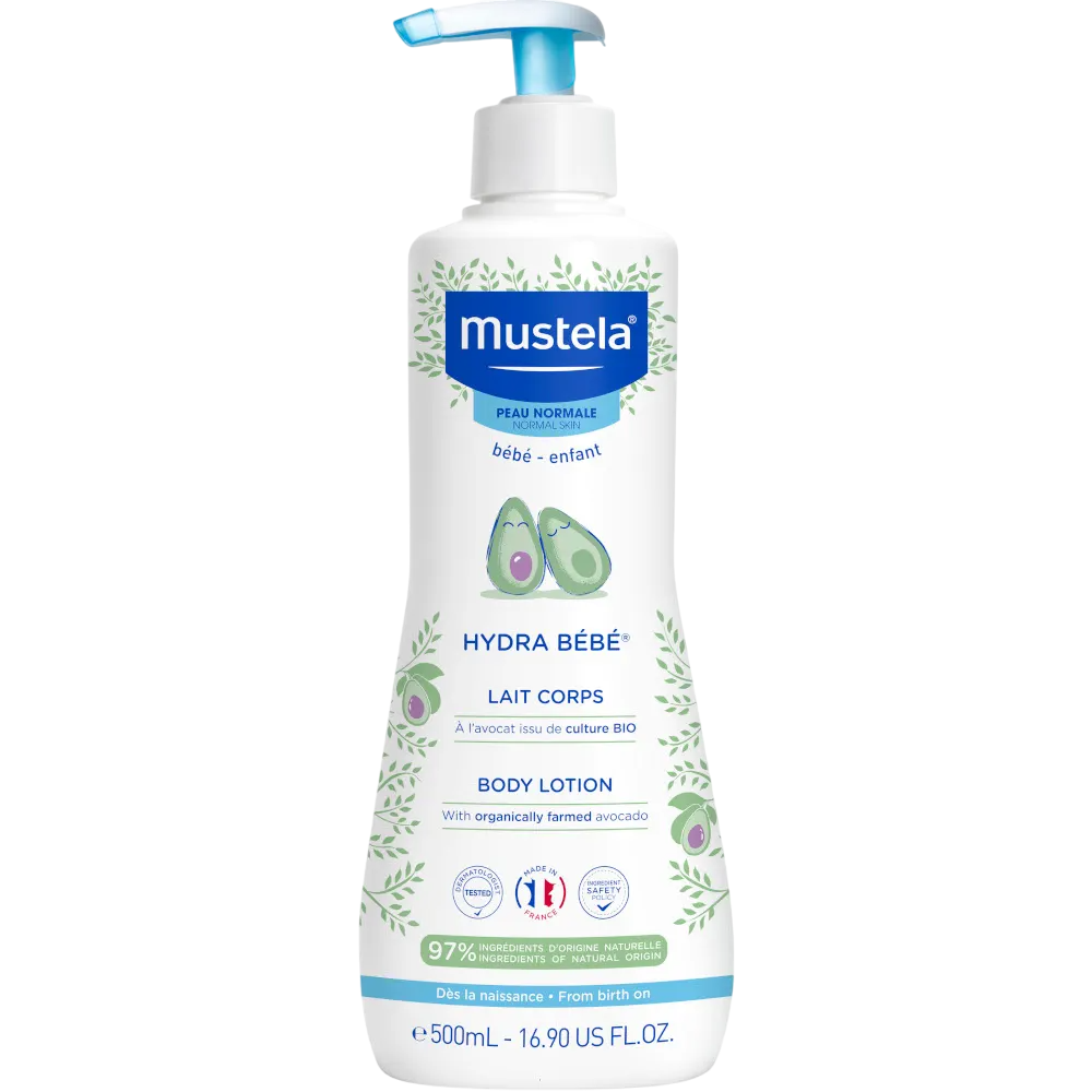 Mustela Mustela, Hydra Bebe, Avocado, Hydratisiert, Körperlotion, Körper, 500 ml Regular